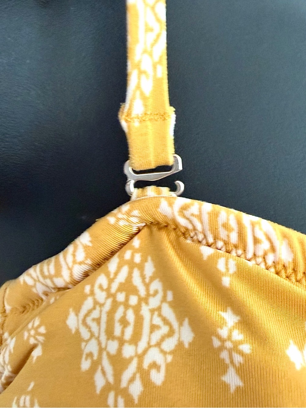 Garnet Hill Yellow & White Patterned One-Piece, SZ 6 EUC - Picture 5 of 8